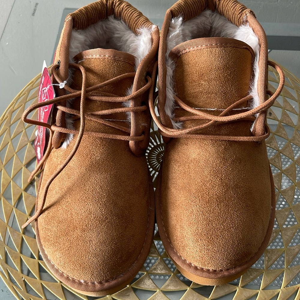 Hamilton Brown Winter & Rain Boots with Cozy Plush Lining